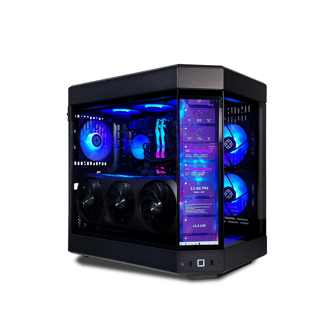 XOTIC PC GX13 HYTE Y60 Ultimate Ready to Ship Gaming Desktop w/ INTEL Z790 & DDR5